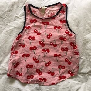 Forever 21 Girls Cherry Tank Top Size 7/8